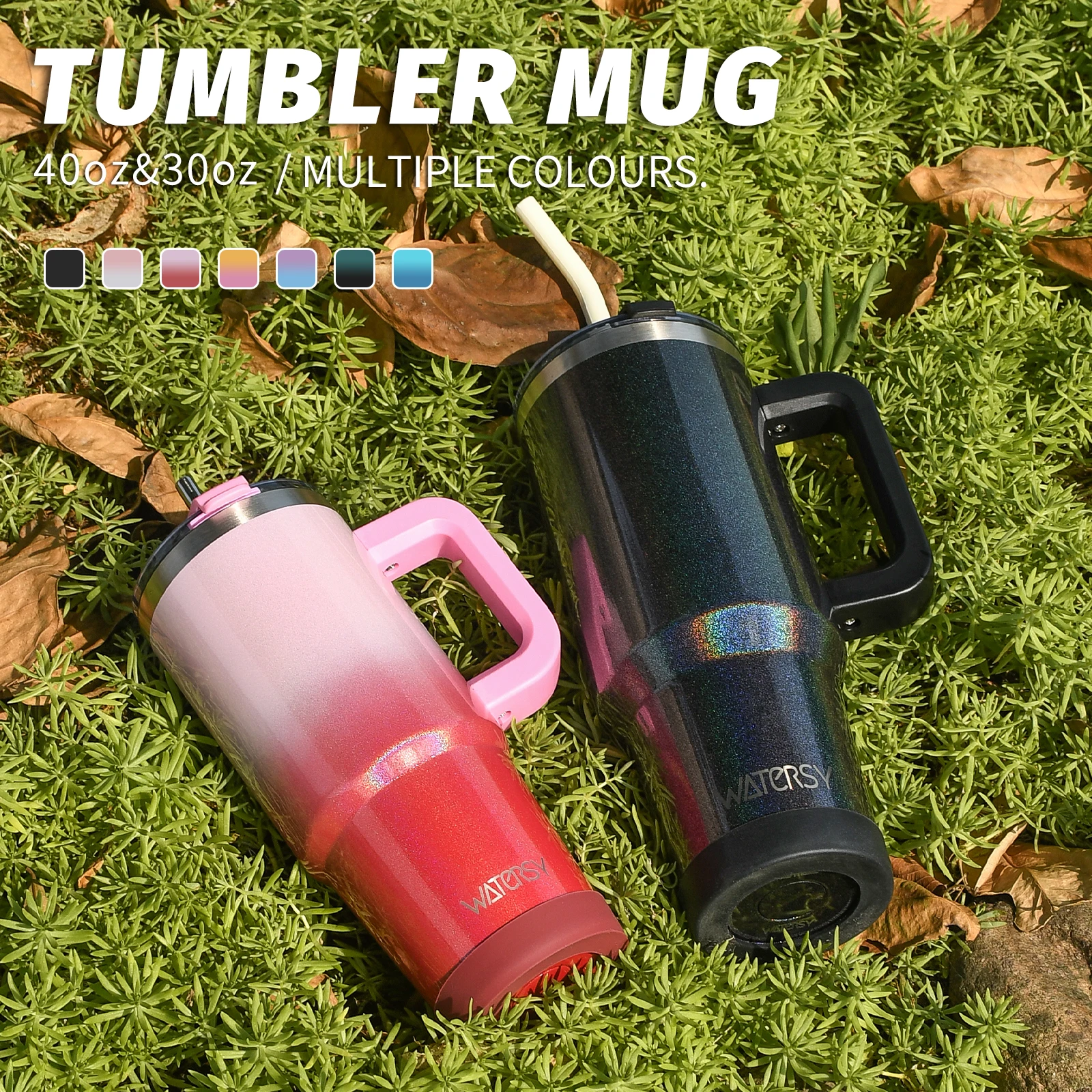 WATERSY 30 унций/40 унций термочашка из нержавеющей стали, стакан большой емкости с ручкой и соломенной изоляцией, кружка для путешествий для кофе
WATERSY 30 унций/40 унций термочашка из нержавеющей стали, стакан большой емкости с ручкой и соломенной изоляцией, кружка для путешествий для кофе