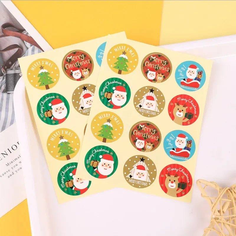 120pcs/lot Christmas Santa Claus Deer Snowflake Decoration Gift Box Window Scrapbook Business Sticker Sealing Sticker Stationery
120pcs/lot Christmas Santa Claus Deer Snowflake Decoration Gift Box Window Scrapbook Business Sticker Sealing Sticker Stationery