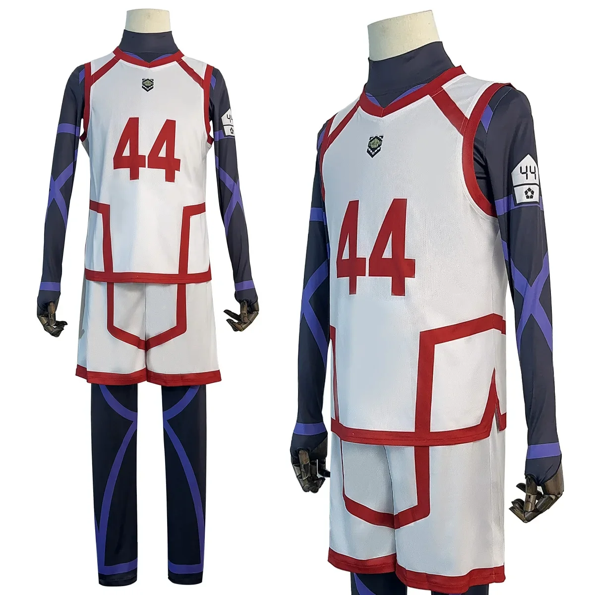 Cosplay Blue Lock Season 2 Anime Chigiri Cosplay Costume Wig NO.44 Training Jerseys 4PCS Football Uniform Daily Wear Cos Gift
Cosplay Blue Lock Season 2 Anime Chigiri Cosplay Costume Wig NO.44 Training Jerseys 4PCS Football Uniform Daily Wear Cos Gift