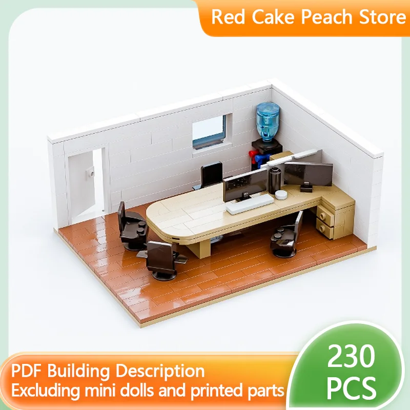 Модель городской улицы MOC, конструктор из строительных блоков, офисная комната, настольный модульный конструктор, развивающая игрушка для детей, подарок на праздник, набор для сборки
Модель городской улицы MOC, конструктор из строительных блоков, офисная комната, настольный модульный конструктор, развивающая игрушка для детей, подарок на праздник, набор для сборки