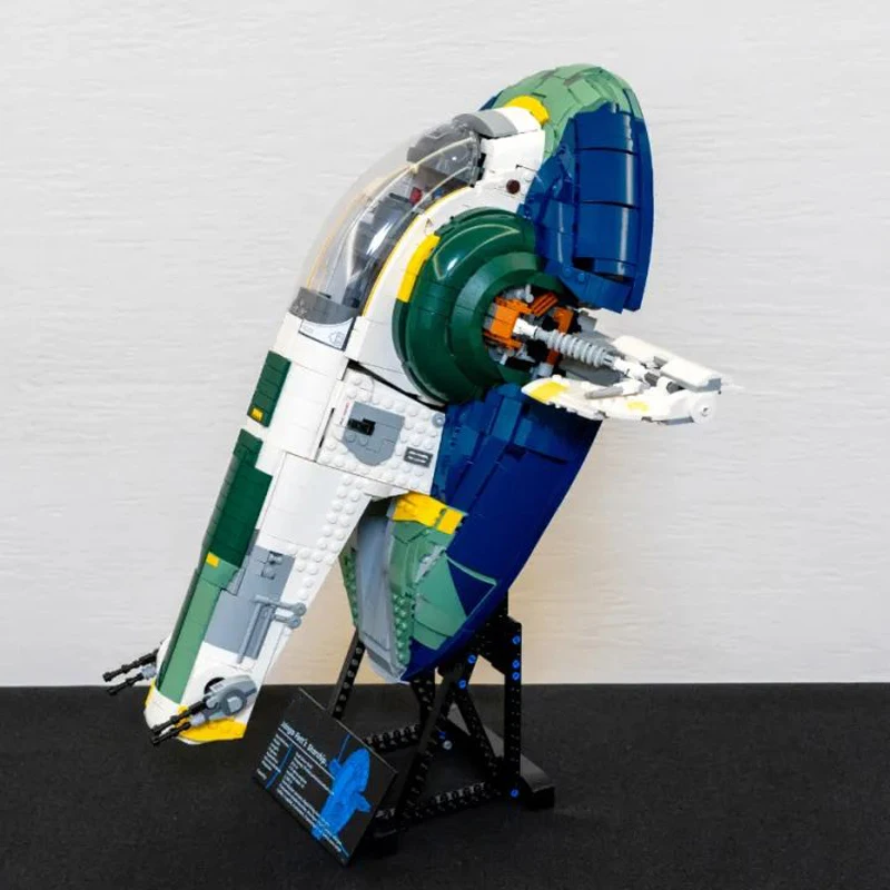 IN STOCK Jango Fett's Starship Building Blocks Assembling spacecraft Bricks Model Fit 75409 Toys for Boys Birthday Gift Set
IN STOCK Jango Fett's Starship Building Blocks Assembling spacecraft Bricks Model Fit 75409 Toys for Boys Birthday Gift Set
