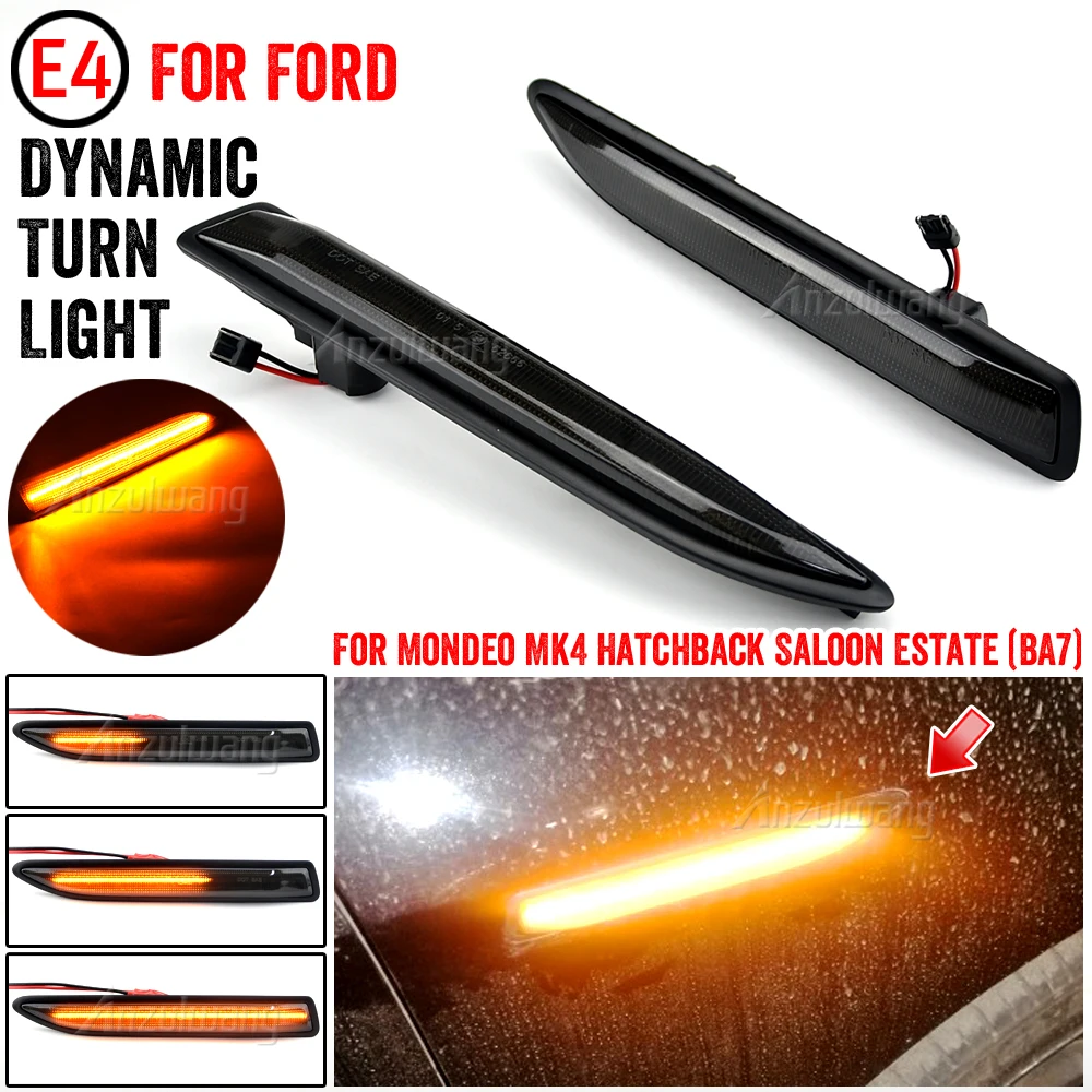 Sequential LED Dynamic Turn Signal Side Marker Light Blinker For Ford Mondeo Mk4 Hatchback Saloon Estate (BA7) 2007-2015
Sequential LED Dynamic Turn Signal Side Marker Light Blinker For Ford Mondeo Mk4 Hatchback Saloon Estate (BA7) 2007-2015