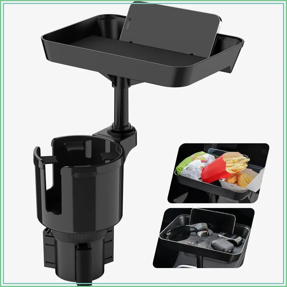Car Cup Holder Tray, 9.5" Food Tray Table for Eating, Cup Expander Adapter Fits 16-46 oz Bottles, Road Trip Essentials
Car Cup Holder Tray, 9.5" Food Tray Table for Eating, Cup Expander Adapter Fits 16-46 oz Bottles, Road Trip Essentials