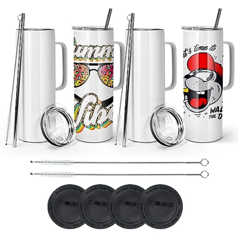 Sublimation Straight Skinny s, Stainless Steel Coffee Mug with Handle, Insulated Tumblers with Lid and Straw, Portable Travel T
Sublimation Straight Skinny s, Stainless Steel Coffee Mug with Handle, Insulated Tumblers with Lid and Straw, Portable Travel T