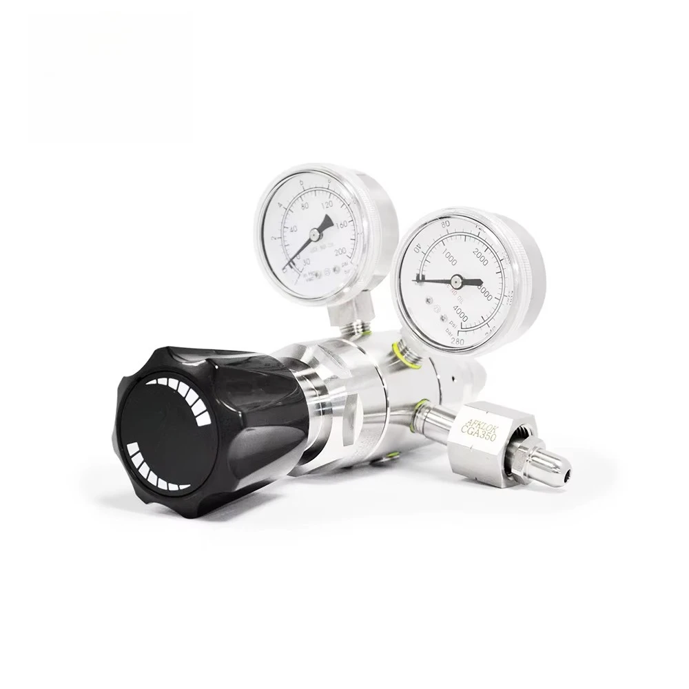 Intake 200 bar 316L nitrogen helium pressure regulator for oxygen/LPG/air/propane/acetylene/argon/nitrogen
Intake 200 bar 316L nitrogen helium pressure regulator for oxygen/LPG/air/propane/acetylene/argon/nitrogen
