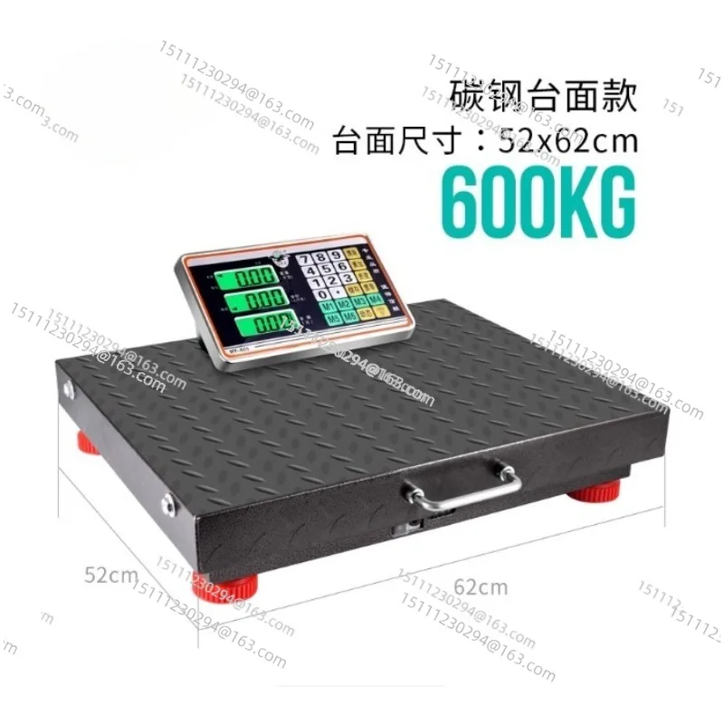 Wireless Electronic Scale Commercial Small 600kg Electronic Weighing Table Scale Portable Separate Weighing Scale
Wireless Electronic Scale Commercial Small 600kg Electronic Weighing Table Scale Portable Separate Weighing Scale