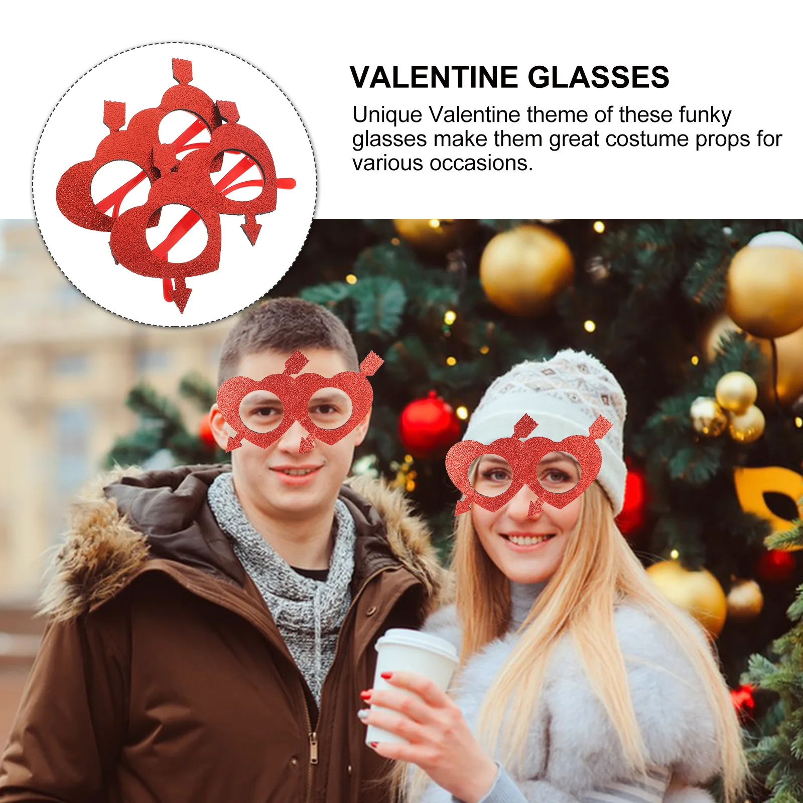2 Pcs Eyeglasses Love Frame Valentine's Day Party Accessory Decorations Gift Heart Favor Valentines Red Holiday
2 Pcs Eyeglasses Love Frame Valentine's Day Party Accessory Decorations Gift Heart Favor Valentines Red Holiday