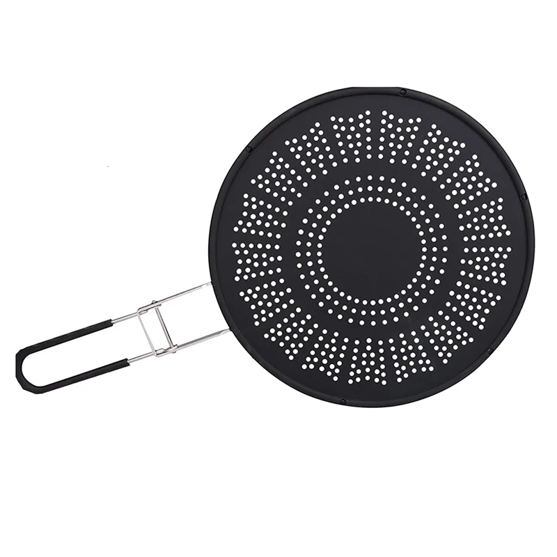 Silicone Splatter Screen-Multi Use Oil And Grease Shield Guard And Strainer With Handle For Easy Storage-AA25
Silicone Splatter Screen-Multi Use Oil And Grease Shield Guard And Strainer With Handle For Easy Storage-AA25