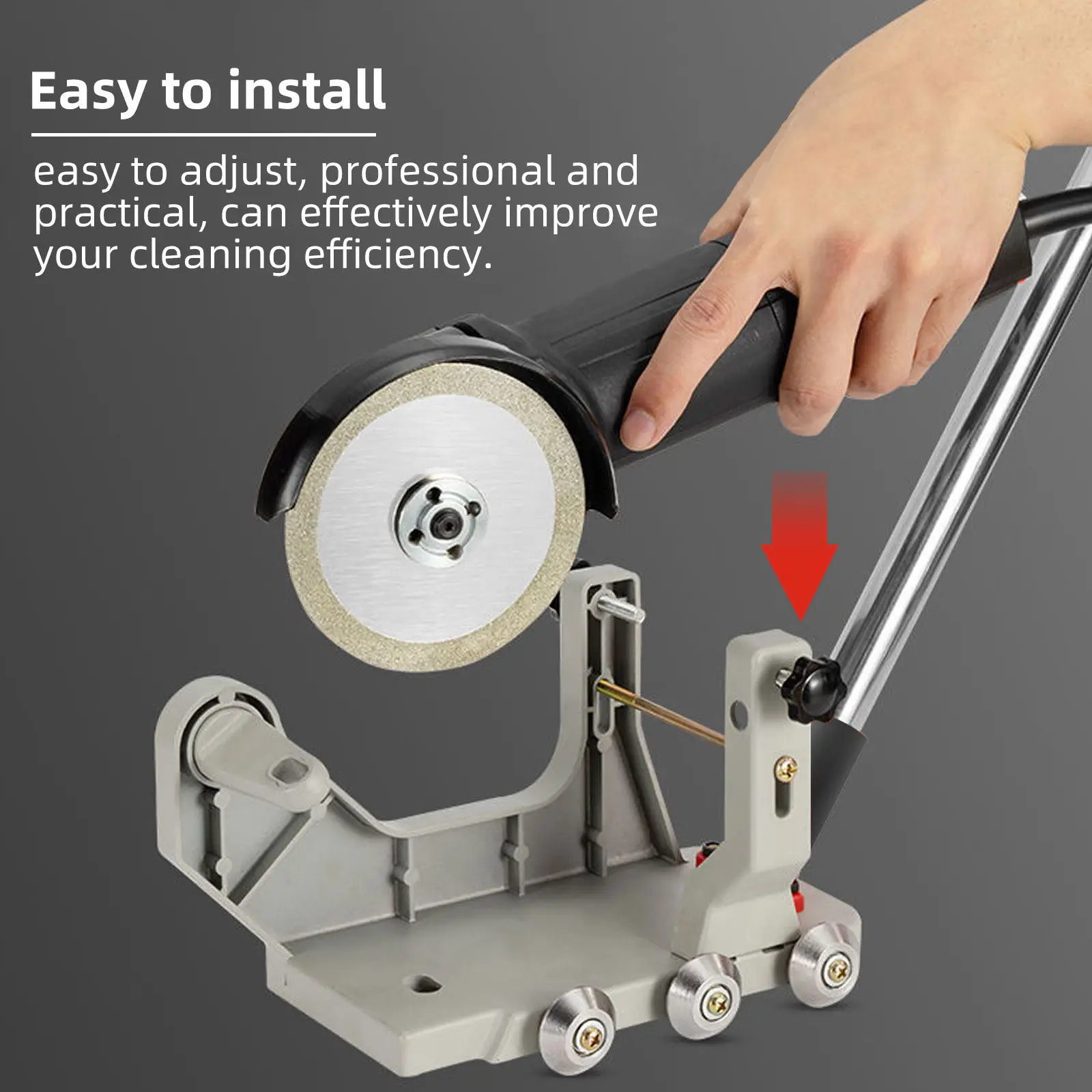 1Set Aluminum Alloy Tile Cleaning Bracket for Seam Machine Easy Install Adjustable Pulley Design Efficient Floor Grout Cleaning
1Set Aluminum Alloy Tile Cleaning Bracket for Seam Machine Easy Install Adjustable Pulley Design Efficient Floor Grout Cleaning