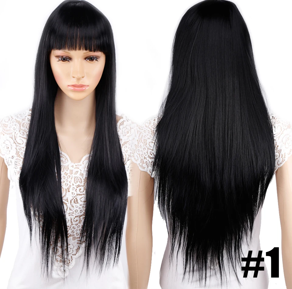 Amir Synthetic Long Straight Hair Wigs With Bangs for Black Women Hair Heat Resistant Lolita Cosplay Party Daily Short Bob Wig
Amir Synthetic Long Straight Hair Wigs With Bangs for Black Women Hair Heat Resistant Lolita Cosplay Party Daily Short Bob Wig