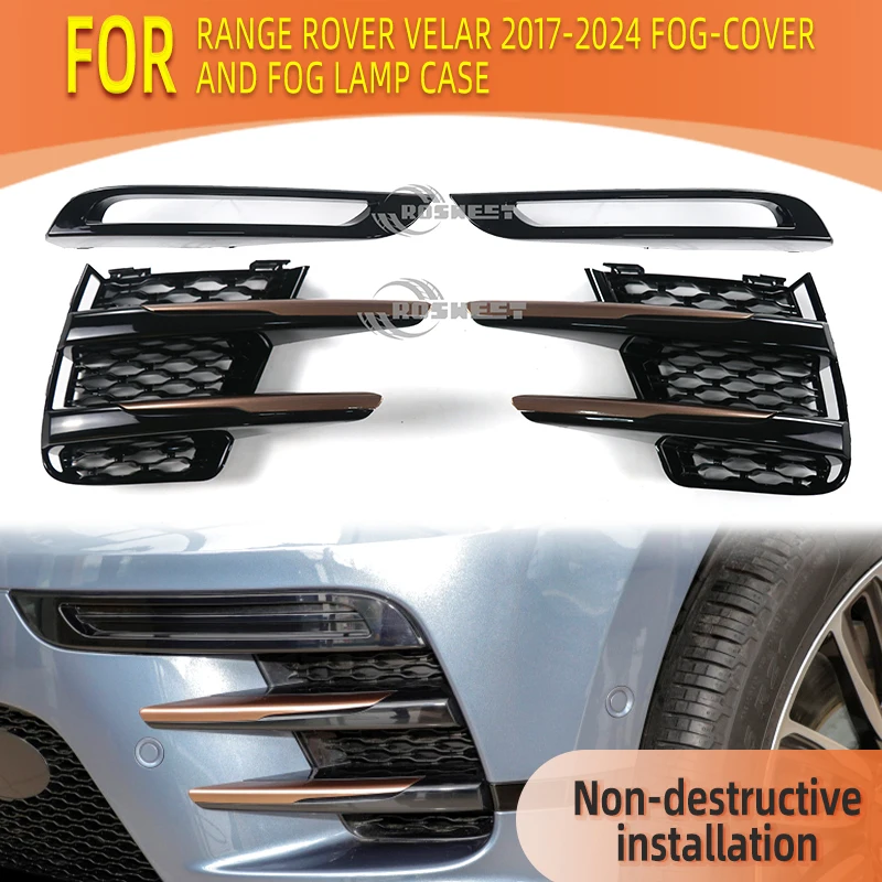 For Range Rover Velar L560 2017 2018 2019 2020 2021 2022 2023 Car Front Bumper Fog Light Lamp Grill Cover Frame LR093471
For Range Rover Velar L560 2017 2018 2019 2020 2021 2022 2023 Car Front Bumper Fog Light Lamp Grill Cover Frame LR093471