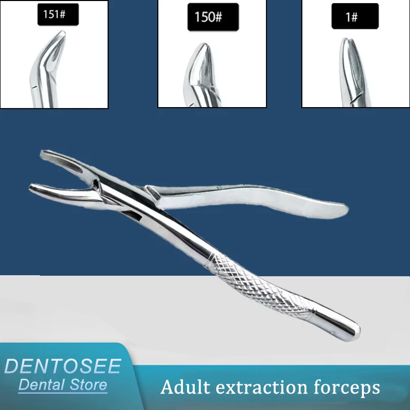 Dental Surgical Forceps for Tooth Extraction Stainless Steel Dentist Pliers for Adult Root Removal Oral Surgery Instrument
Dental Surgical Forceps for Tooth Extraction Stainless Steel Dentist Pliers for Adult Root Removal Oral Surgery Instrument