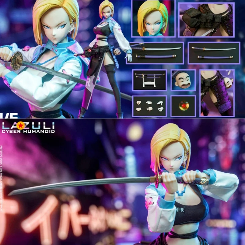 Android No.18 As2022-10 Cyber Humanoid Lazuli Female Soldier Doll 1/6 Anime Action Figure Toy Gift Model Collection Hobby
Android No.18 As2022-10 Cyber Humanoid Lazuli Female Soldier Doll 1/6 Anime Action Figure Toy Gift Model Collection Hobby