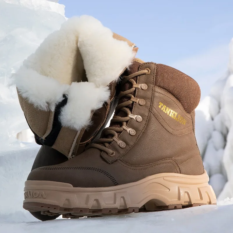 Winter Russia Men Snow Boots Fur Male Shoes Thick Plush Warm Anti-slip Outdoor Coldproof Hiking Cotton Shoes
Winter Russia Men Snow Boots Fur Male Shoes Thick Plush Warm Anti-slip Outdoor Coldproof Hiking Cotton Shoes