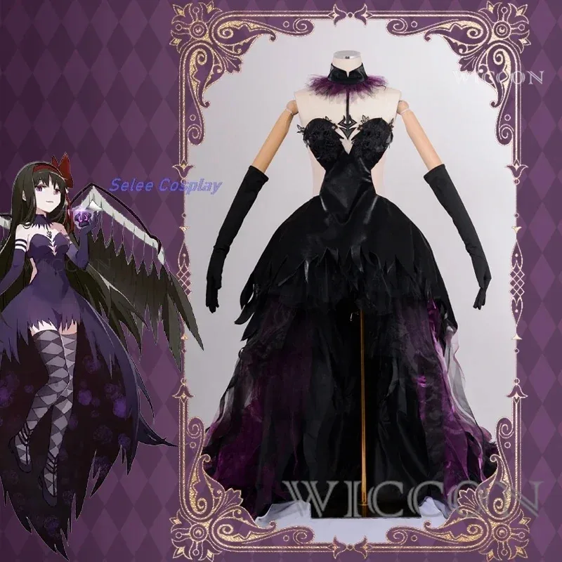 Homuras Akemi Anime Cosplay Costume Fancy Gown Goddess Dress Puella Magi Madoka Magica Walpurgis nacht Women Cosplay Wig Clothes
Homuras Akemi Anime Cosplay Costume Fancy Gown Goddess Dress Puella Magi Madoka Magica Walpurgis nacht Women Cosplay Wig Clothes