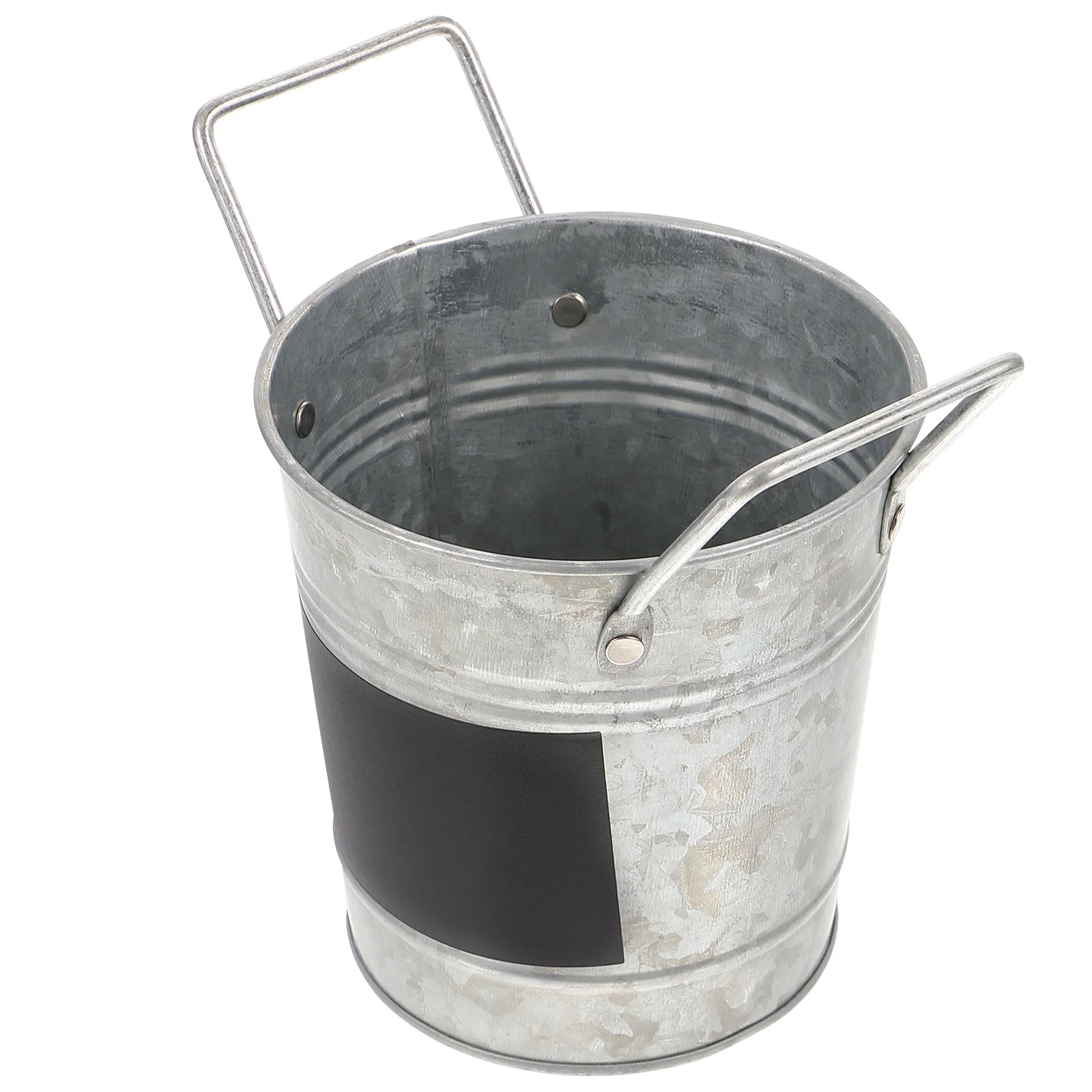 Galvanized Iron Flower Pot Blackboard Decal Vase Rustic Bucket Metal Plant Pots Gardening Vintage Display Barrel Storage
Galvanized Iron Flower Pot Blackboard Decal Vase Rustic Bucket Metal Plant Pots Gardening Vintage Display Barrel Storage