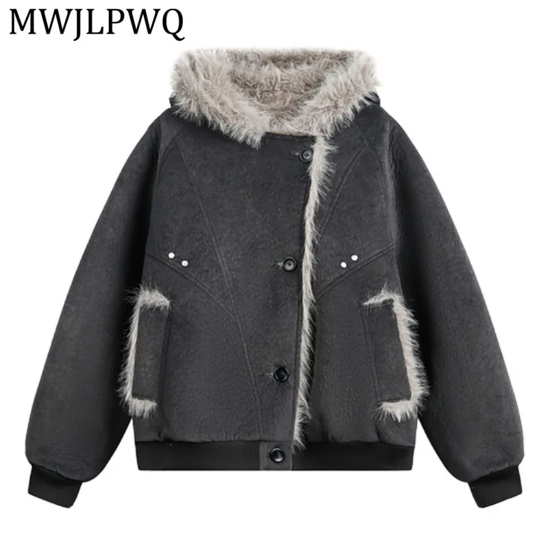 MWJLPWQ Vintage Large Fur Collar Thickened Jacket For Men Cleanfit Heavy Warm Autumn Winter Printed Design Cotton Coat 15799
MWJLPWQ Vintage Large Fur Collar Thickened Jacket For Men Cleanfit Heavy Warm Autumn Winter Printed Design Cotton Coat 15799