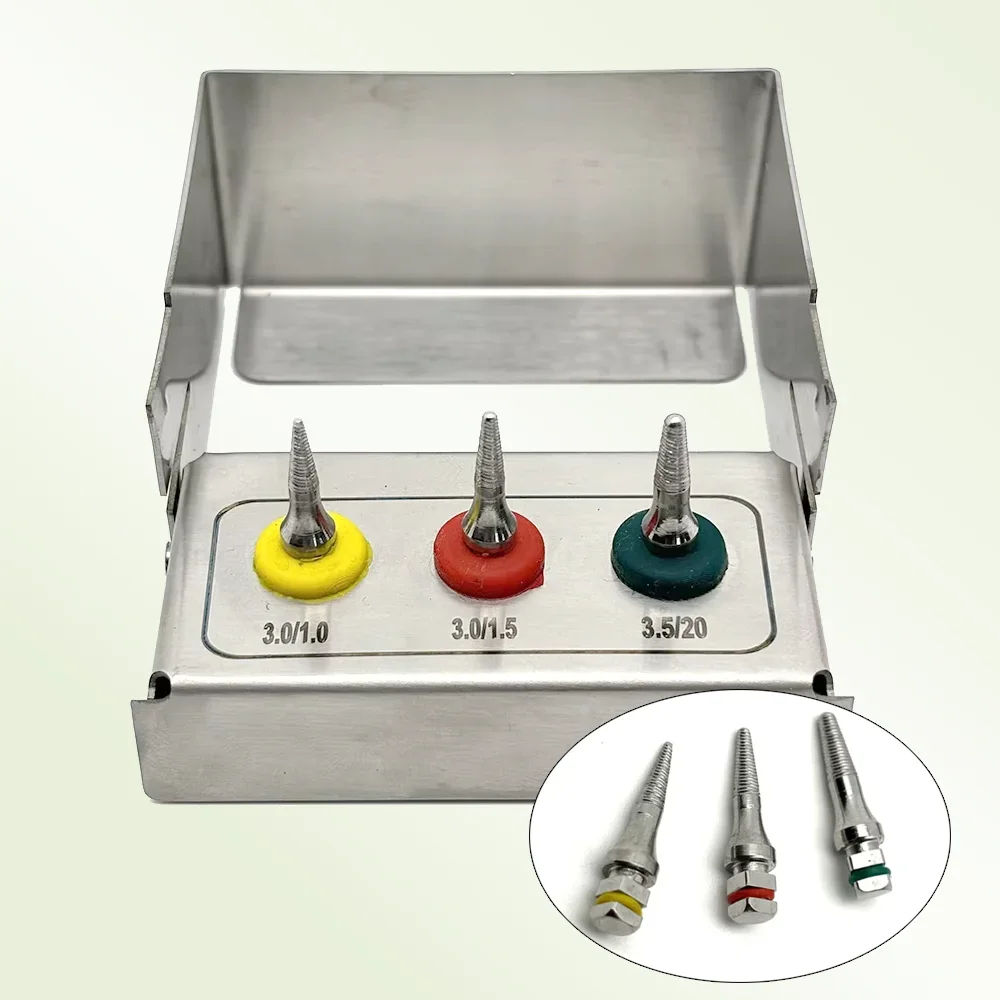 3Pcs Dental Implant Fixture Fractured Broken Screws Removal Sos Remove Tap Extractor Dentist Stainless Steel Instruments
3Pcs Dental Implant Fixture Fractured Broken Screws Removal Sos Remove Tap Extractor Dentist Stainless Steel Instruments