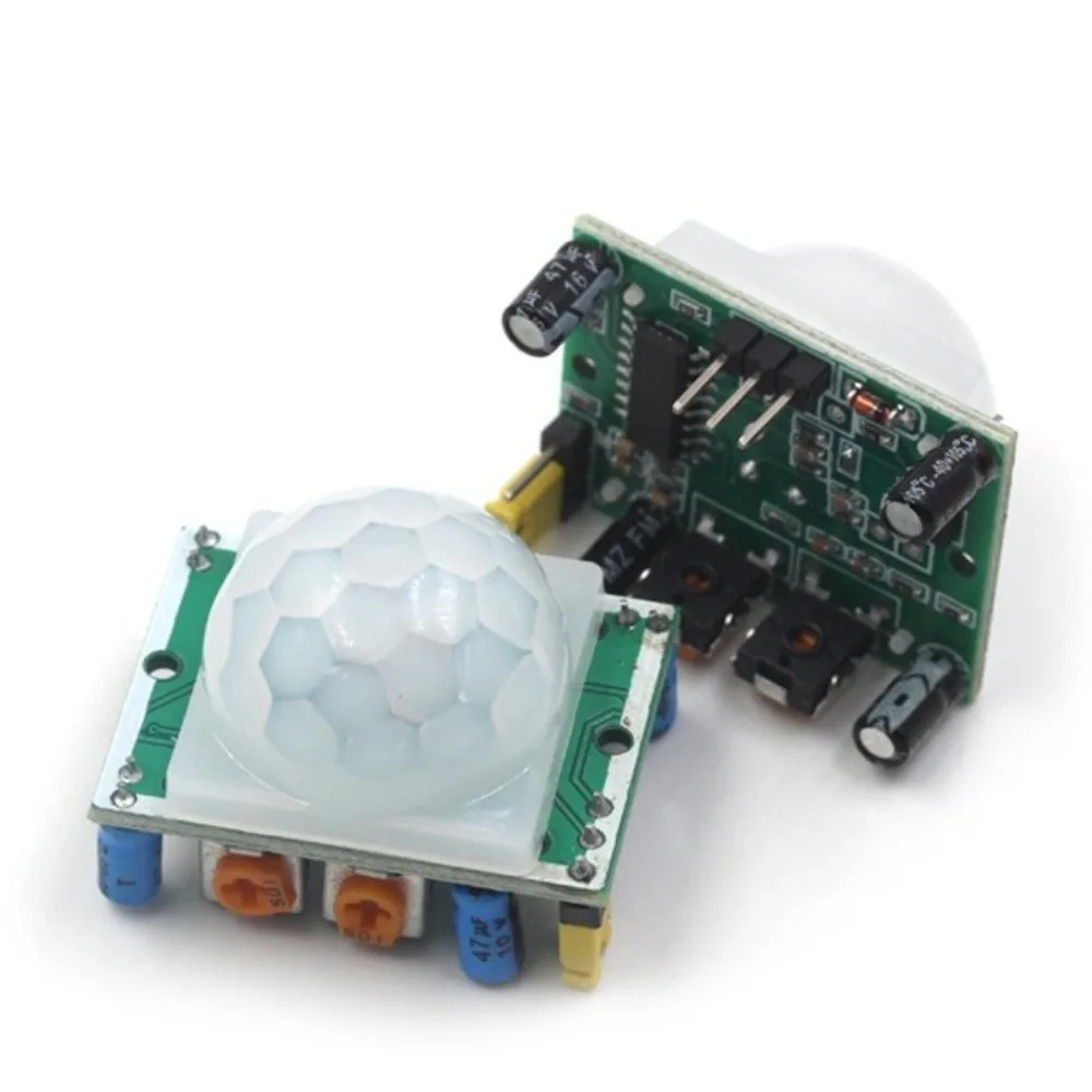 HC-SR501 Body Motion Sensor Module Body Motion Sensor Adjustable PIR Sensor PIR Pyroelectric Detector Human Motion Detector
HC-SR501 Body Motion Sensor Module Body Motion Sensor Adjustable PIR Sensor PIR Pyroelectric Detector Human Motion Detector