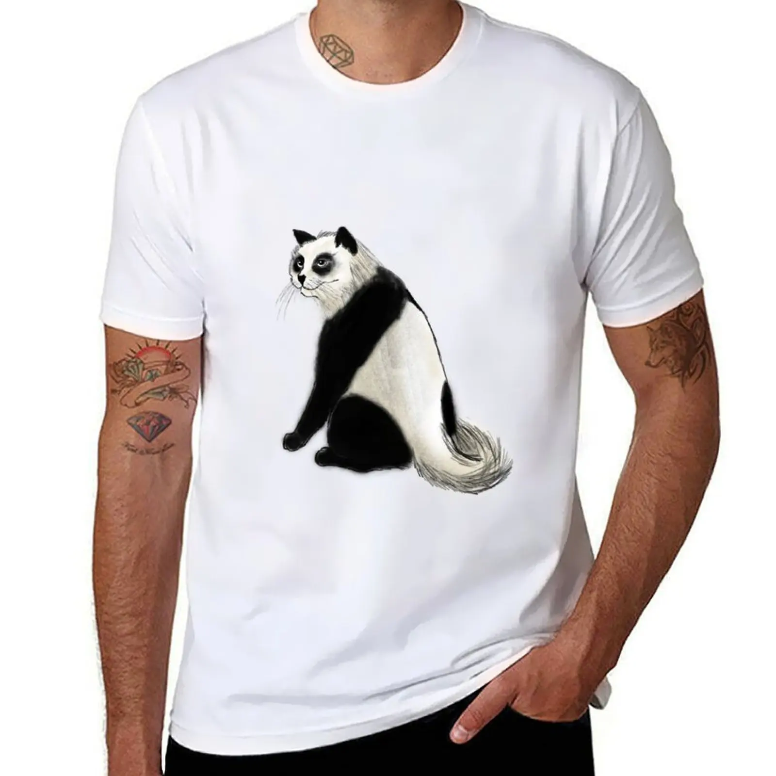 Panda Cat T-Shirt cotton t shirts man 100% man graphic t shirt T-Shirt
Panda Cat T-Shirt cotton t shirts man 100% man graphic t shirt T-Shirt