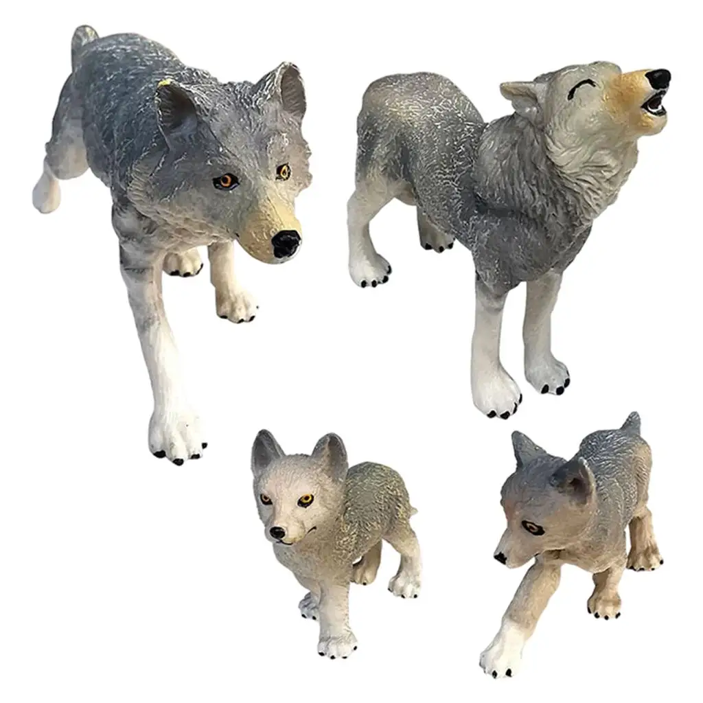 Plastic Wildlife Wolf Animal Model Wolves Figurines Gift Cake Toppers Decor
Plastic Wildlife Wolf Animal Model Wolves Figurines Gift Cake Toppers Decor