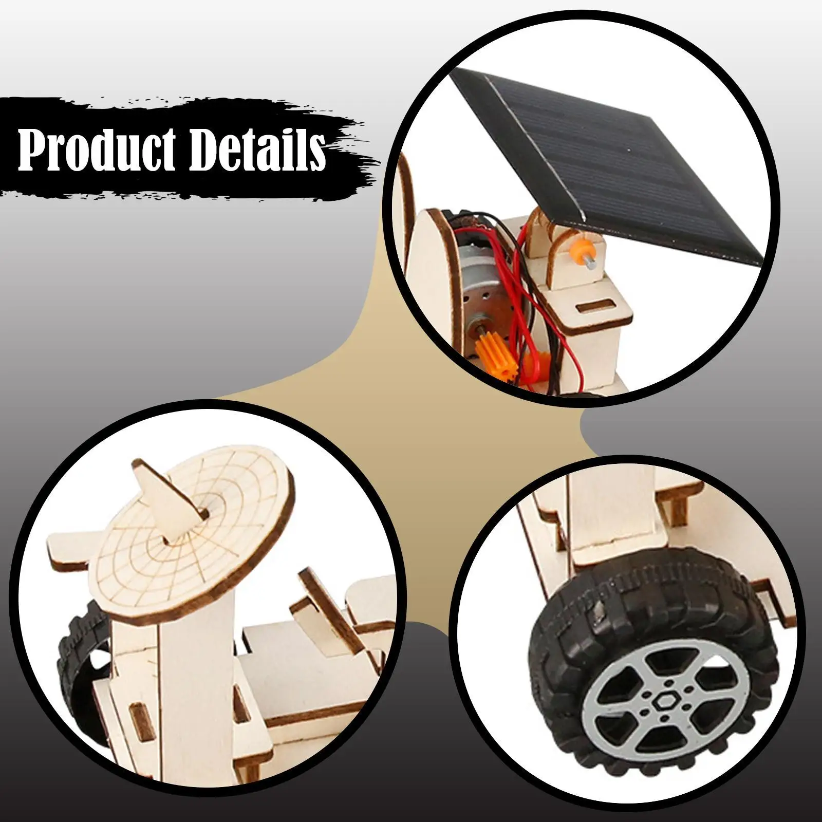 Educational Learning Kids Toy Wooden DIY Assembly Science Experiment Kit Building Model for Ages 8 to 12
Educational Learning Kids Toy Wooden DIY Assembly Science Experiment Kit Building Model for Ages 8 to 12