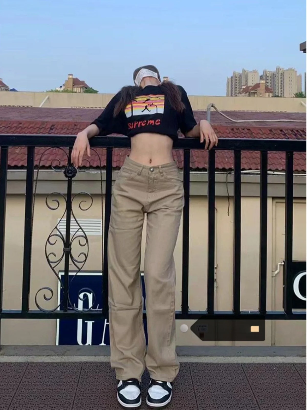 High Waist Loose Wide Leg Khaki Straight Leg Jeans Women's Summer Style High Street Loose Fit Long Pants Casual Denim
High Waist Loose Wide Leg Khaki Straight Leg Jeans Women's Summer Style High Street Loose Fit Long Pants Casual Denim