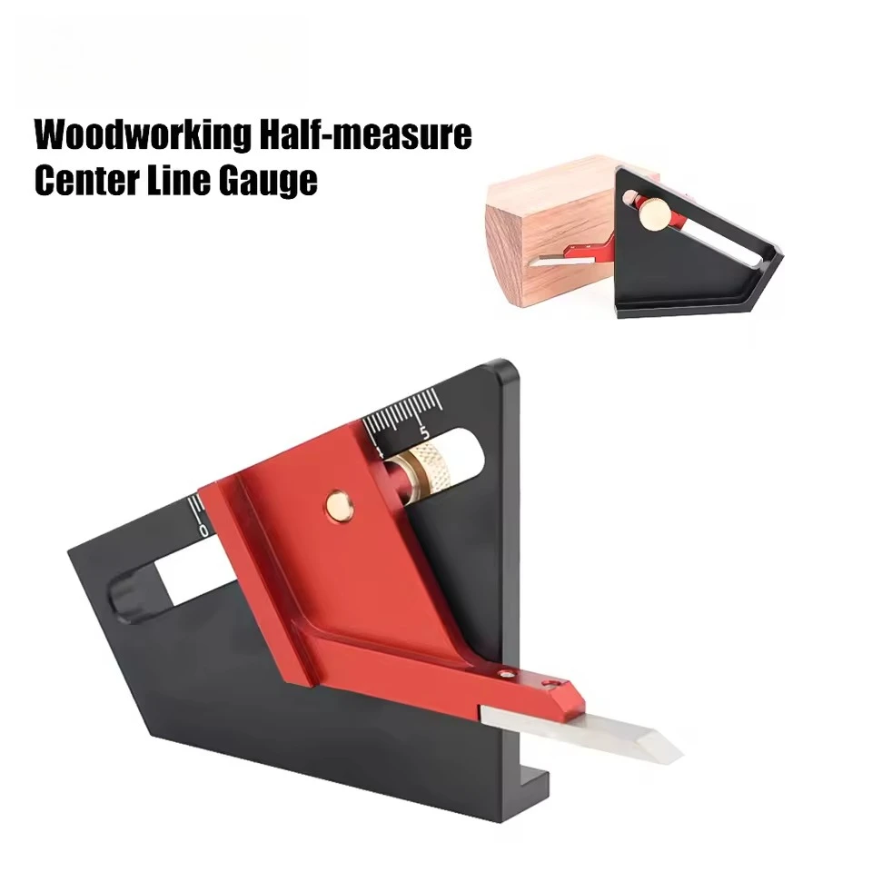 Woodworking Half-measure Center Line Gauge Tool Table Saw Tenon 1/2 Sawing Alloy Tool Solid Wood Woodworking Trimmer Adjustment
Woodworking Half-measure Center Line Gauge Tool Table Saw Tenon 1/2 Sawing Alloy Tool Solid Wood Woodworking Trimmer Adjustment