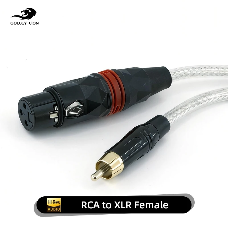 GOLLEY LION XLR Female to RCA Male Cable XLR to RCA Female to Male Plug Home Theater Mixers Amplifiers Hi-Fi Systems Microphone
GOLLEY LION XLR Female to RCA Male Cable XLR to RCA Female to Male Plug Home Theater Mixers Amplifiers Hi-Fi Systems Microphone