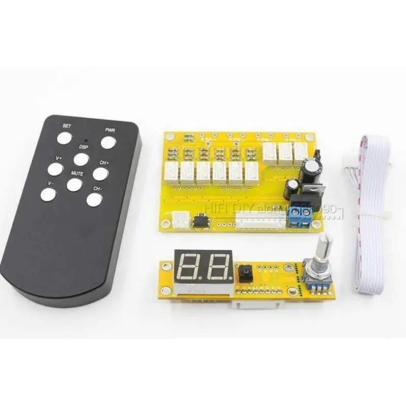 Hifi Assembled Remote Stereo Volume Board 64 Steps Relay Ver 3 Way Inputs
Hifi Assembled Remote Stereo Volume Board 64 Steps Relay Ver 3 Way Inputs