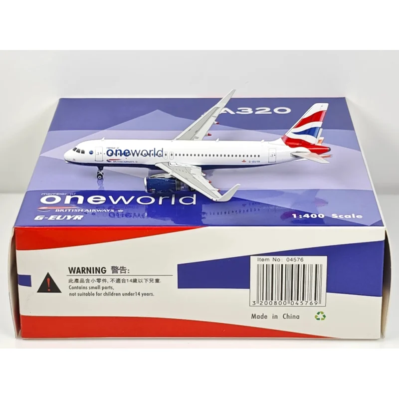 Phoenix Diecast 1/400 Scale 04576 British Airways A320 G-EUYR Alloy Aircraft Model Collection Toy Ornament Decoration
Phoenix Diecast 1/400 Scale 04576 British Airways A320 G-EUYR Alloy Aircraft Model Collection Toy Ornament Decoration