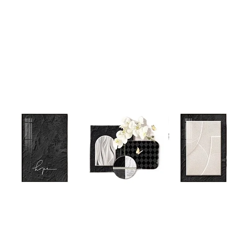Modern living room decorative painting, high-end texture background wall hanging painting
Modern living room decorative painting, high-end texture background wall hanging painting