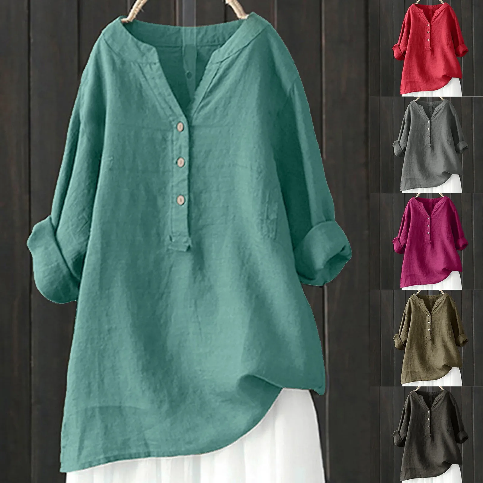 Loose Button Down Blouse Tops Stand Solid Sleeve Collar Long Casual Women Sexy Bikinis Sets Beach Outfits Female Bathing Suit
Loose Button Down Blouse Tops Stand Solid Sleeve Collar Long Casual Women Sexy Bikinis Sets Beach Outfits Female Bathing Suit