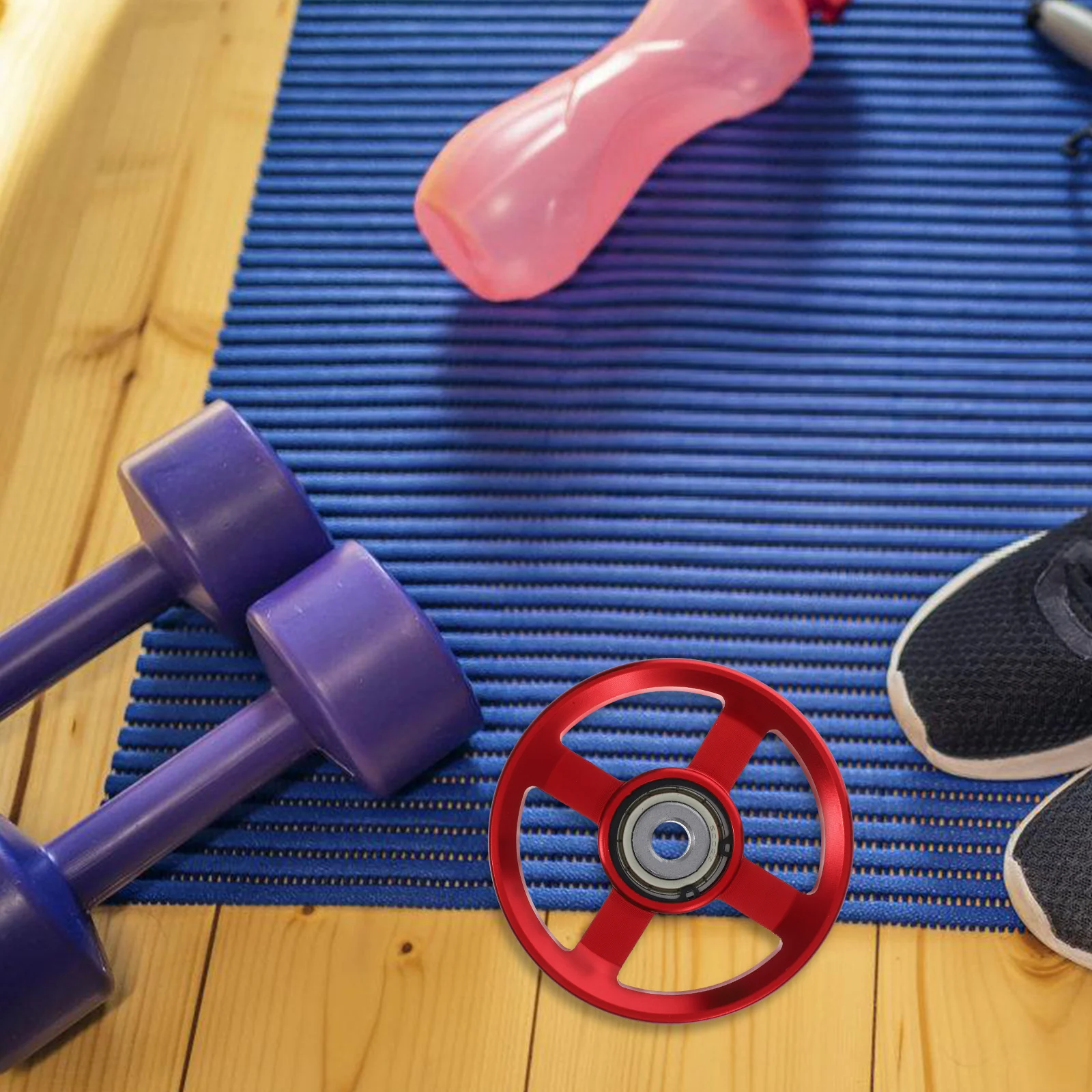 1pc Aluminum Alloy Fitness Pulley Cable Attachments Gym Home Exercise Equipment Smooth Surface Practical Design Build Muscles
1pc Aluminum Alloy Fitness Pulley Cable Attachments Gym Home Exercise Equipment Smooth Surface Practical Design Build Muscles