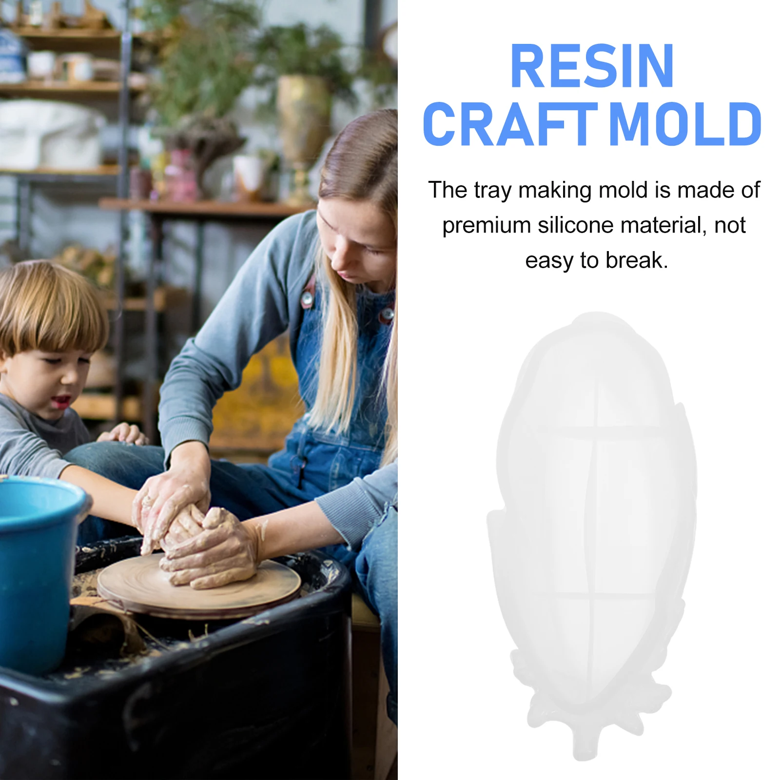Silicone Mold for Resin DIY Craft Tray Storage Casting Epoxy Mould Plate Lightweight Premium Material Wing Shape Jewelry
Silicone Mold for Resin DIY Craft Tray Storage Casting Epoxy Mould Plate Lightweight Premium Material Wing Shape Jewelry