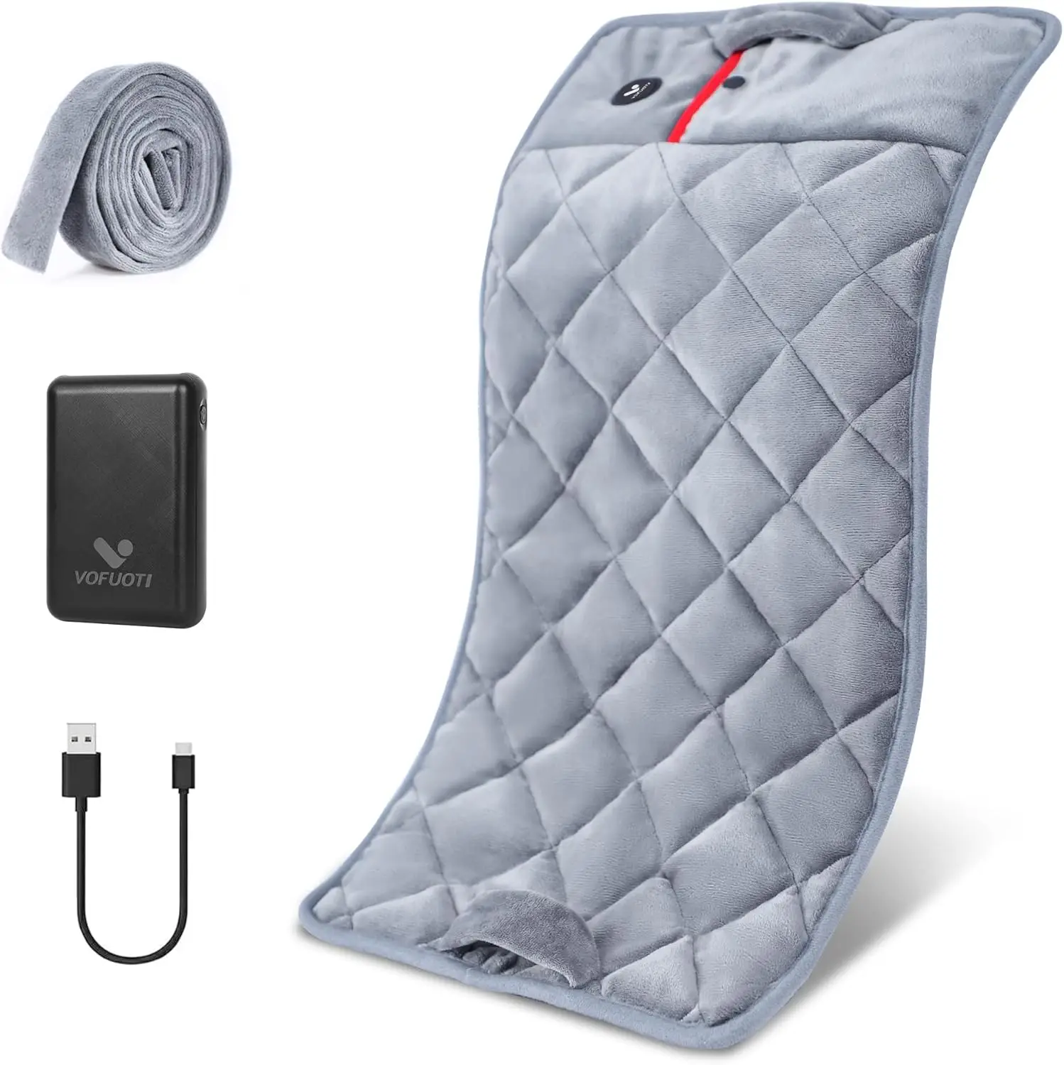 Portable Heating Pad, Cordless Weighted with 10000mAh Battery, 3 Heat Settings, 12x24 inch for Back Abdomen Neck Shoulder
Portable Heating Pad, Cordless Weighted with 10000mAh Battery, 3 Heat Settings, 12x24 inch for Back Abdomen Neck Shoulder