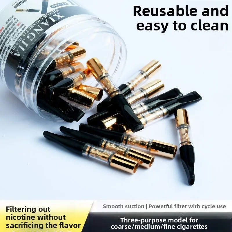 New recyclable universal filter mouthpiece XIANGJIA-169S , high-end cigarette filter, cigarette accessories, men's gift
New recyclable universal filter mouthpiece XIANGJIA-169S , high-end cigarette filter, cigarette accessories, men's gift