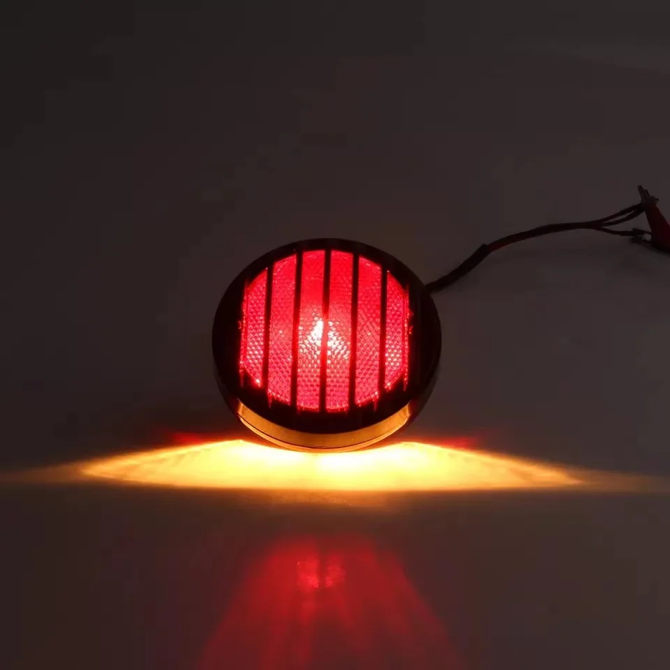 Motorcycle Tail Light Aluminum Metal Grille Tail Light Modification Universal
Motorcycle Tail Light Aluminum Metal Grille Tail Light Modification Universal