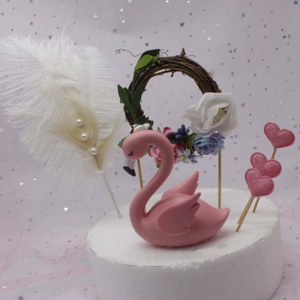 Ostrich Cake Toppers with Pearl Decoration for Dessert Picks Party Supplies Wedding Birthday celebrations
Ostrich Cake Toppers with Pearl Decoration for Dessert Picks Party Supplies Wedding Birthday celebrations