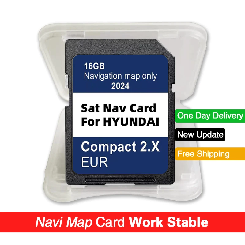 for Hyundai Compact 2.X 16GB 2024 GPS SD Card for Hyundai H1/i20/Santa Fe/Grand Santa Fe/Tucson Navigation GEN2 UK EU 2024 Map
for Hyundai Compact 2.X 16GB 2024 GPS SD Card for Hyundai H1/i20/Santa Fe/Grand Santa Fe/Tucson Navigation GEN2 UK EU 2024 Map