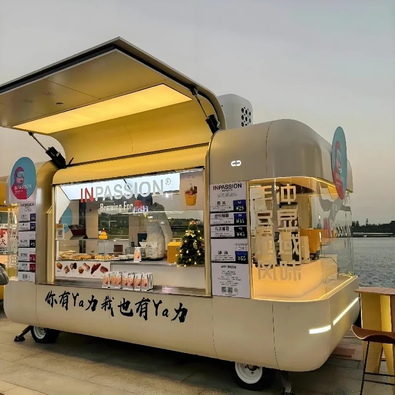 Wholesale Street Food Business Mini Trailer Small Aluminum Food Truck Full Kitchen Stainless Steel Frame for Candy Chips Vending
Wholesale Street Food Business Mini Trailer Small Aluminum Food Truck Full Kitchen Stainless Steel Frame for Candy Chips Vending