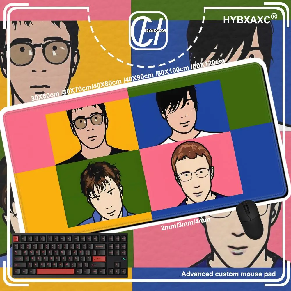 80/90s British Rock Band Tapestry Pop Music Blurs Mouse Pad HD Desk Pad Extended Gaming Keyboard Mats Large 90x40cm Mousepad
80/90s British Rock Band Tapestry Pop Music Blurs Mouse Pad HD Desk Pad Extended Gaming Keyboard Mats Large 90x40cm Mousepad