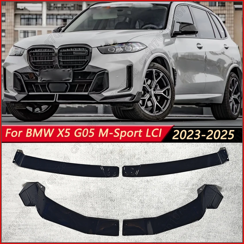 Front Bumper Lip Spoiler Splitter Diffuser Guard 4PCS Body Kit Cover For BMW X5 G05 M-Sport LCI 30d 40i 40d 50e M60i 2023-2025
Front Bumper Lip Spoiler Splitter Diffuser Guard 4PCS Body Kit Cover For BMW X5 G05 M-Sport LCI 30d 40i 40d 50e M60i 2023-2025