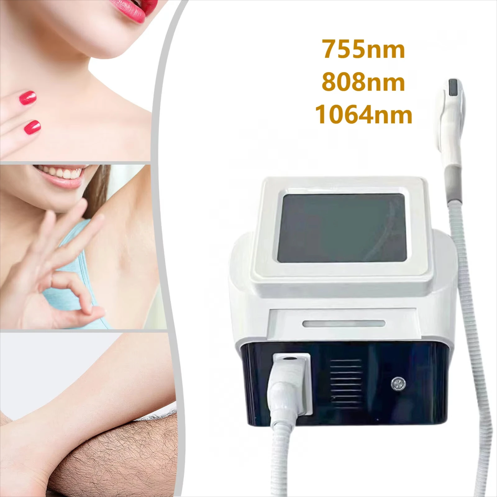 Macchina per la depilazione laser a diodi 755 808 1064nm Tecnologia permanente indolore del punto di congelamento ad alta potenz
Macchina per la depilazione laser a diodi 755 808 1064nm Tecnologia permanente indolore del punto di congelamento ad alta potenz