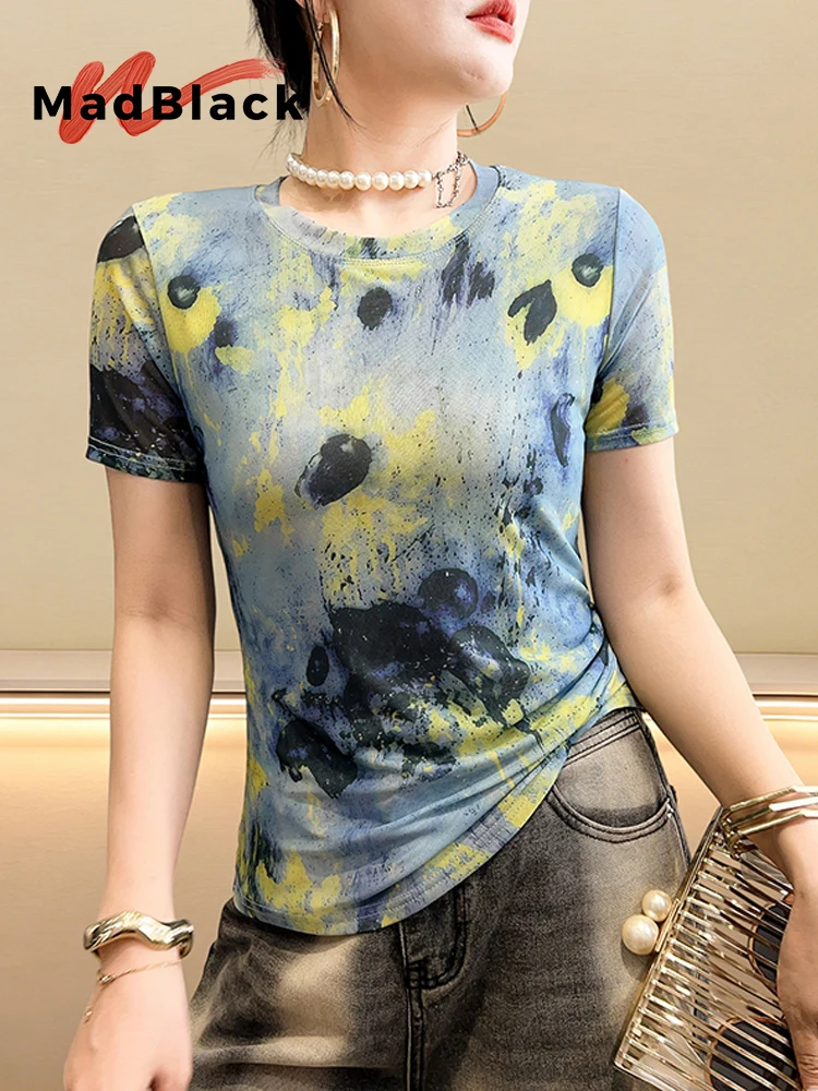 MadBlack-Women European T-Shirt, Sexy O Neck Printing, Fashion Short Sleeve Slim S-3XL Thin Knit Tee, 2026 Summer New T64909CC
MadBlack-Women European T-Shirt, Sexy O Neck Printing, Fashion Short Sleeve Slim S-3XL Thin Knit Tee, 2026 Summer New T64909CC