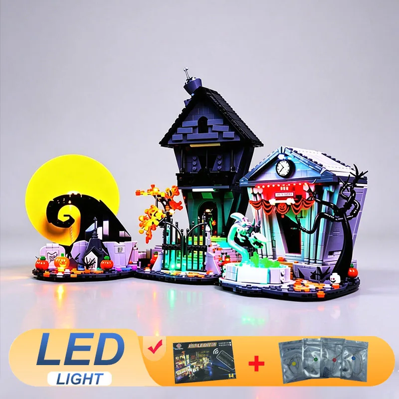 LED Light Kit For LEGO 21351 Nightmare Before Christmas Lamp DIY Toys Gift (Not Include Building Blocks Bricks Kits Sets Model)
LED Light Kit For LEGO 21351 Nightmare Before Christmas Lamp DIY Toys Gift (Not Include Building Blocks Bricks Kits Sets Model)