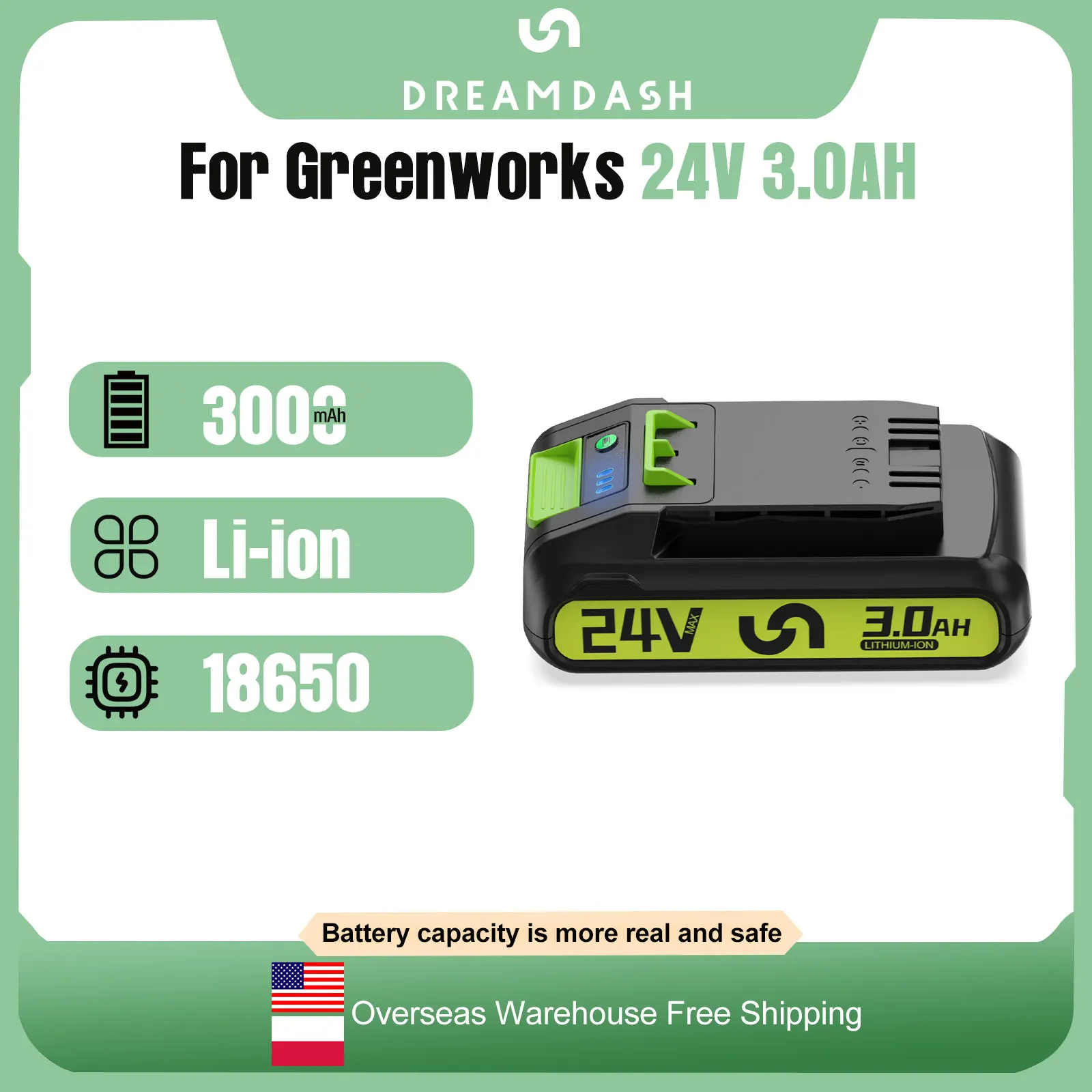 Для Greenworks ВСЕ устройства 24 В Инструменты 29842 BAG708 G24B2 и для 21,6 В Bissell Батарея 24 В 3,0 Ач Сменная литий-ионная батарея
Для Greenworks ВСЕ устройства 24 В Инструменты 29842 BAG708 G24B2 и для 21,6 В Bissell Батарея 24 В 3,0 Ач Сменная литий-ионная батарея