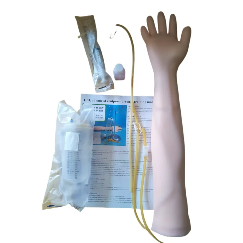 Анатомическая модель руки внутривенного инъекционного человека с высокой имитацией для практики венепунктуры, IV и кровяного рисования
Анатомическая модель руки внутривенного инъекционного человека с высокой имитацией для практики венепунктуры, IV и кровяного рисования