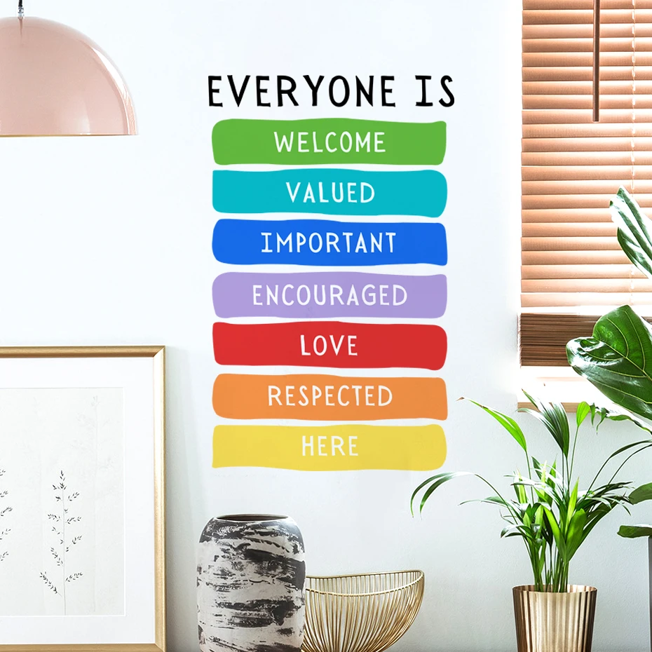 Warm Inspirational Harmony Quotes Watercolor Wall Sticker Vinyl Children Baby Nursery Art Decal Kids Room Toilet Home Decor
Warm Inspirational Harmony Quotes Watercolor Wall Sticker Vinyl Children Baby Nursery Art Decal Kids Room Toilet Home Decor