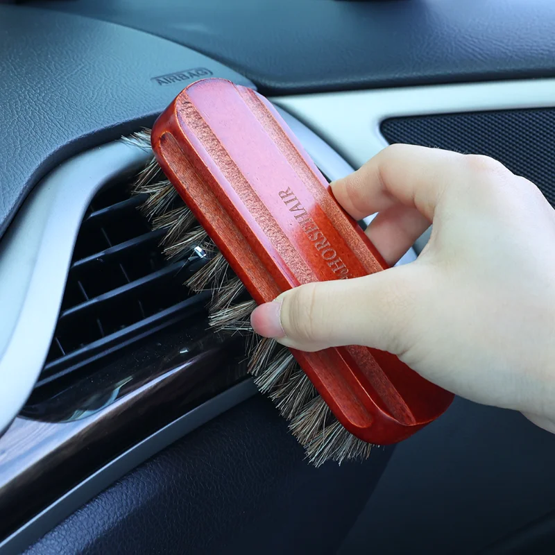 Horsehair Car Wash Brush Car Detailing Polishing Leather Cleaning Brush Seat Handle Dashboard Roof Cleaning Tool Auto Wash Brush
Horsehair Car Wash Brush Car Detailing Polishing Leather Cleaning Brush Seat Handle Dashboard Roof Cleaning Tool Auto Wash Brush